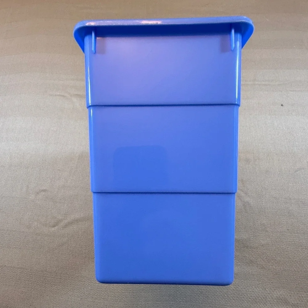 12 Pack Plastic Book Bins Rainbow Colors Classroom Storage Organizer Containers